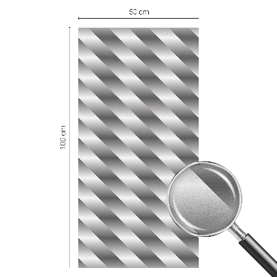 Geometrikus csíkok Öntapadós ablakfólia ólomüveg mintával