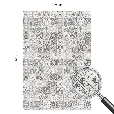 Csempézett minták Öntapadós üvegfólia vitrázs mintával