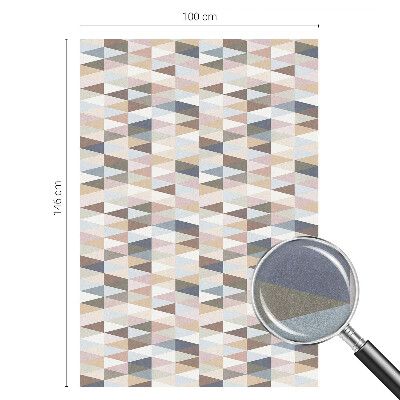 Pasztell szimmetria Öntapadós ablakfólia ólomüveg mintával