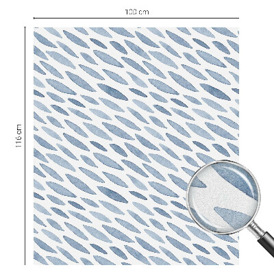 Kék ecsetvonások Üvegfólia ablakra