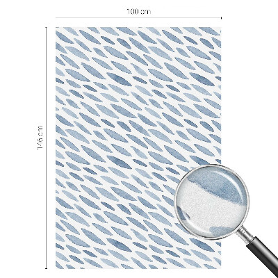 Kék ecsetvonások Üvegfólia ablakra