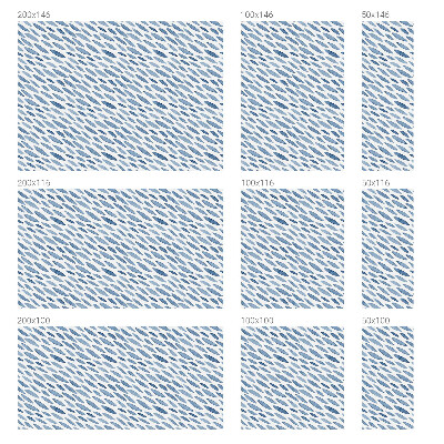 Kék ecsetvonások Üvegfólia ablakra