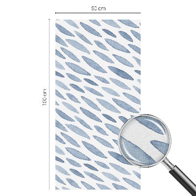 Kék ecsetvonások Üvegfólia ablakra