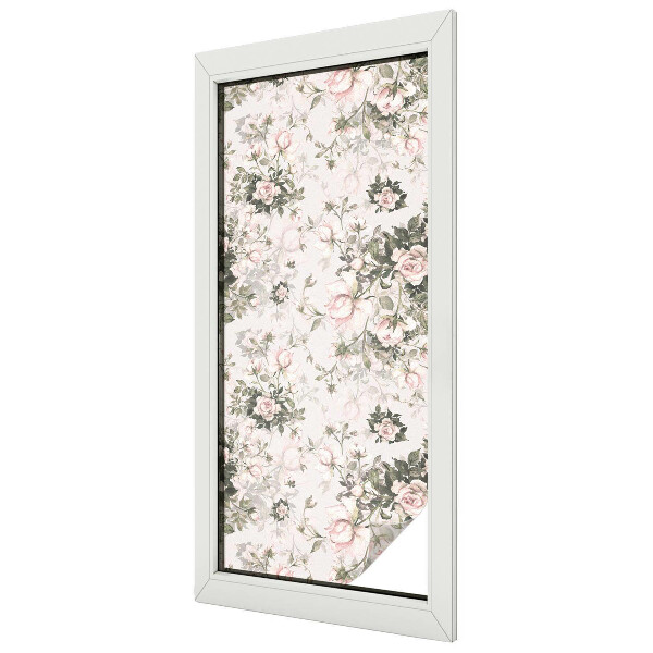 Virágos szépség Belátásgátló fólia ablakra