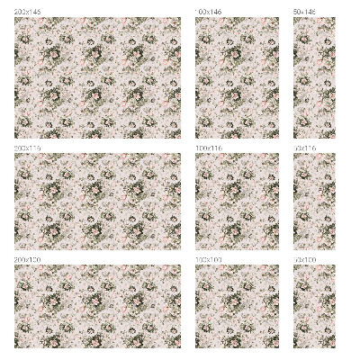 Virágos szépség Belátásgátló fólia ablakra