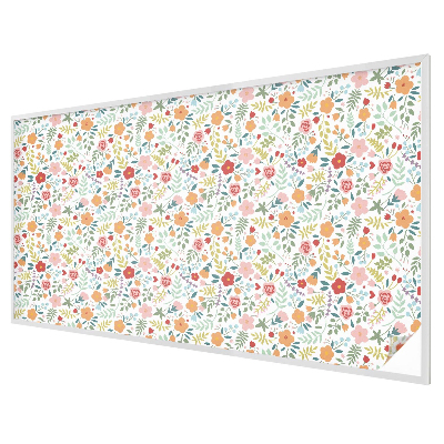 Virágminta Öntapadós üvegfólia vitrázs mintával