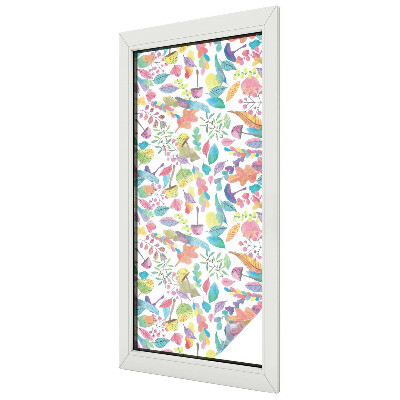 Színes kompozíció Üvegfólia ablakra