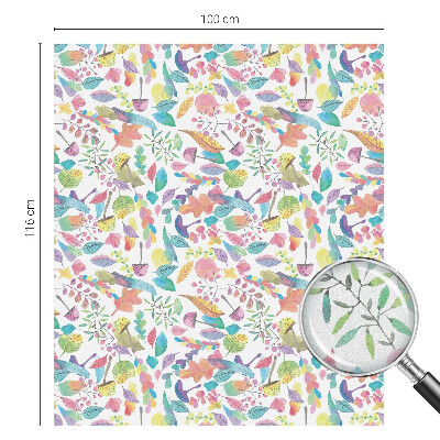 Színes kompozíció Üvegfólia ablakra