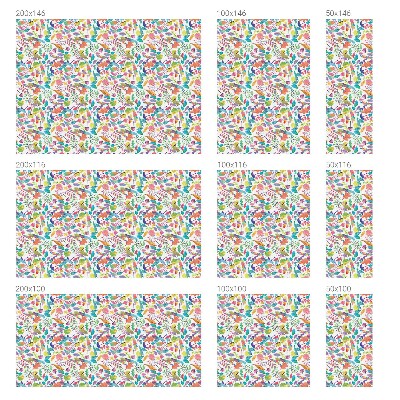 Színes kompozíció Üvegfólia ablakra