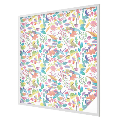 Színes kompozíció Üvegfólia ablakra