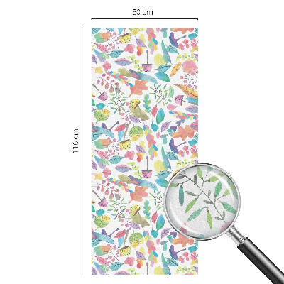 Színes kompozíció Üvegfólia ablakra