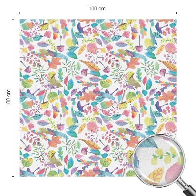 Színes kompozíció Üvegfólia ablakra