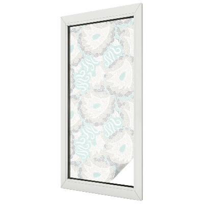 Finom tollak Öntapadós ablakfólia ólomüveg mintával