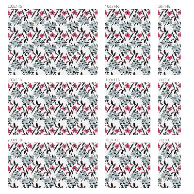 Virágminta Öntapadós üvegfólia vitrázs mintával