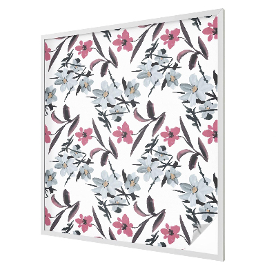 Virágminta Öntapadós üvegfólia vitrázs mintával