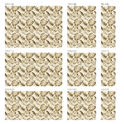 Trópusi növények Öntapadós ablakfólia ólomüveg mintával