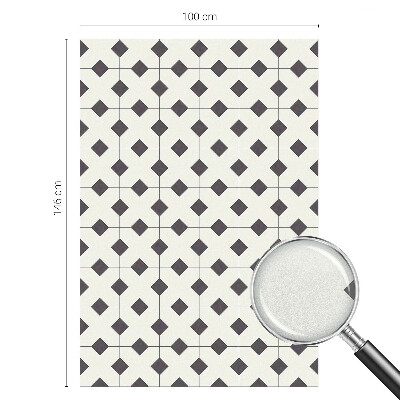 Fekete-fehér gyémántok Üvegfólia ablakra