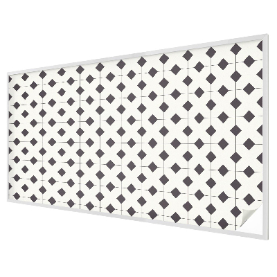 Fekete-fehér gyémántok Üvegfólia ablakra