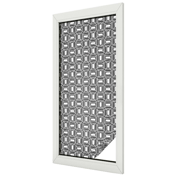 Energikus minta Öntapadós üvegfólia vitrázs mintával