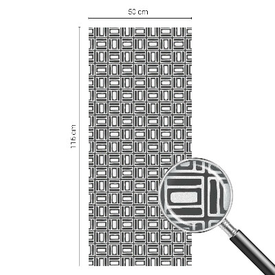 Energikus minta Öntapadós üvegfólia vitrázs mintával