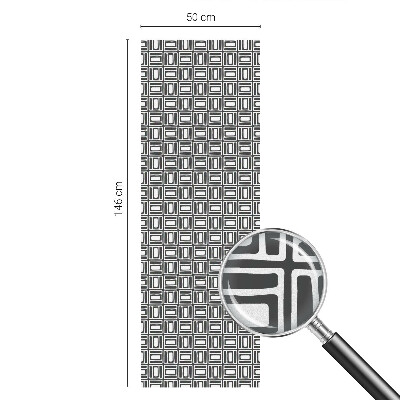 Energikus minta Öntapadós üvegfólia vitrázs mintával