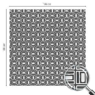 Energikus minta Öntapadós üvegfólia vitrázs mintával