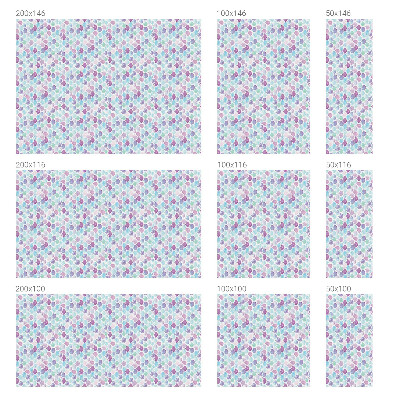 Pasztell pöttyök Öntapadós ablakfólia ólomüveg mintával