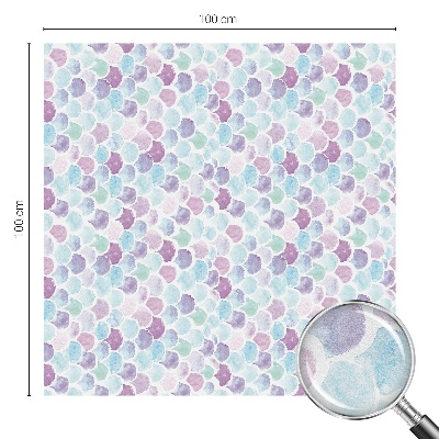 Pasztell pöttyök Öntapadós ablakfólia ólomüveg mintával