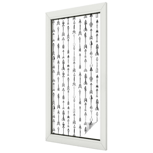 Geometriai nyilak Belátásgátló fólia ablakra