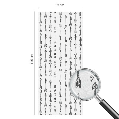 Geometriai nyilak Belátásgátló fólia ablakra