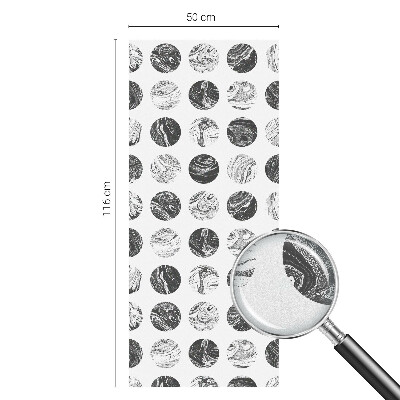 Márvány elegancia Ablaküveg fólia belátásgátló