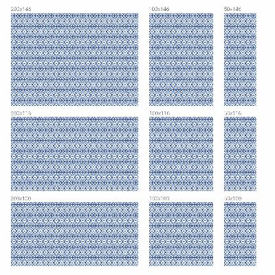 Kék mozaik Öntapadós ablakfólia ólomüveg mintával