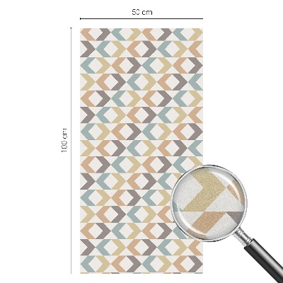 Geometriai rombuszok Öntapadós üvegfólia vitrázs mintával