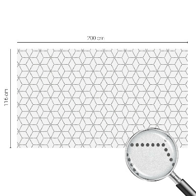 Pontozott rombuszok Üvegfólia ablakra