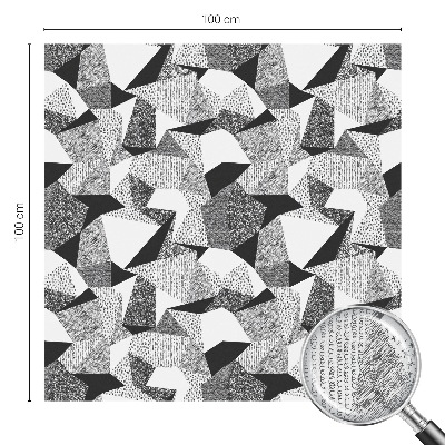 Geometriai alakzatok Öntapadós ablakfólia ólomüveg mintával