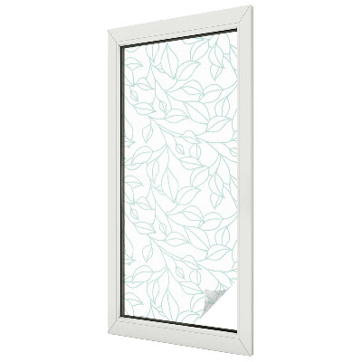 Finom levelek Belátásgátló fólia ablakra