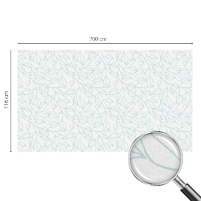 Finom levelek Belátásgátló fólia ablakra