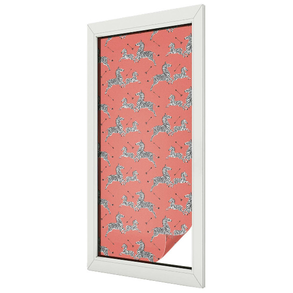 Zebra motívum Belátásgátló fólia ablakra