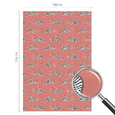 Zebra motívum Belátásgátló fólia ablakra