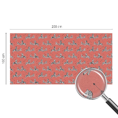 Zebra motívum Belátásgátló fólia ablakra