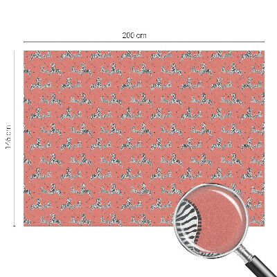 Zebra motívum Belátásgátló fólia ablakra