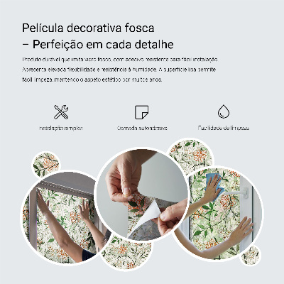 Zebra motívum Belátásgátló fólia ablakra