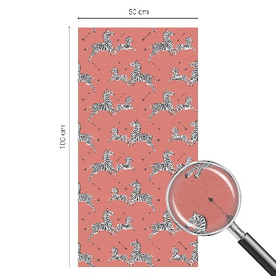 Zebra motívum Belátásgátló fólia ablakra