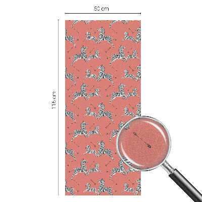 Zebra motívum Belátásgátló fólia ablakra