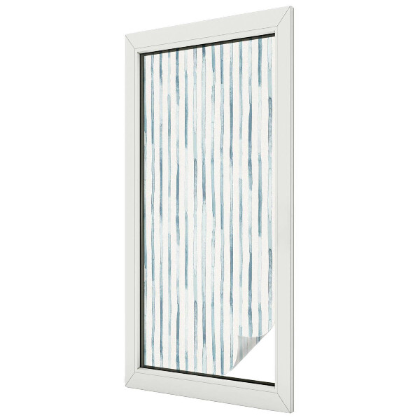 Függőleges csíkok Üvegfólia ablakra