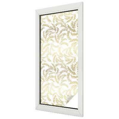 Növényi minta Öntapadós ablakfólia ólomüveg mintával