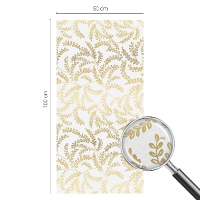 Növényi minta Öntapadós ablakfólia ólomüveg mintával