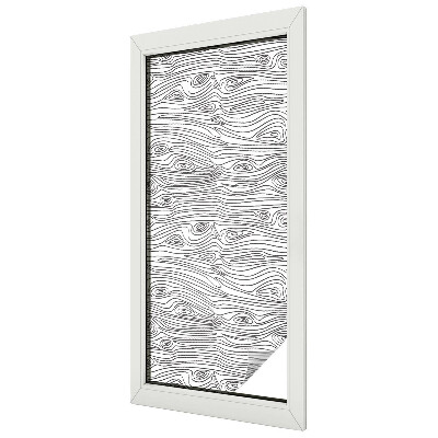 Fa vonalak Öntapadós üvegfólia vitrázs mintával