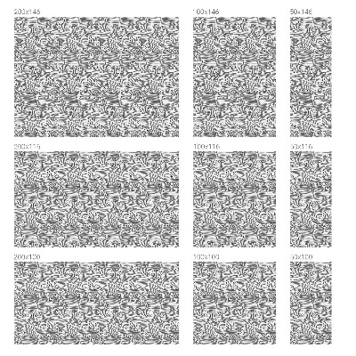 Fa vonalak Öntapadós üvegfólia vitrázs mintával