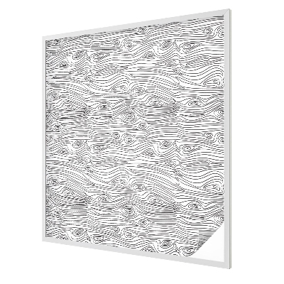 Fa vonalak Öntapadós üvegfólia vitrázs mintával